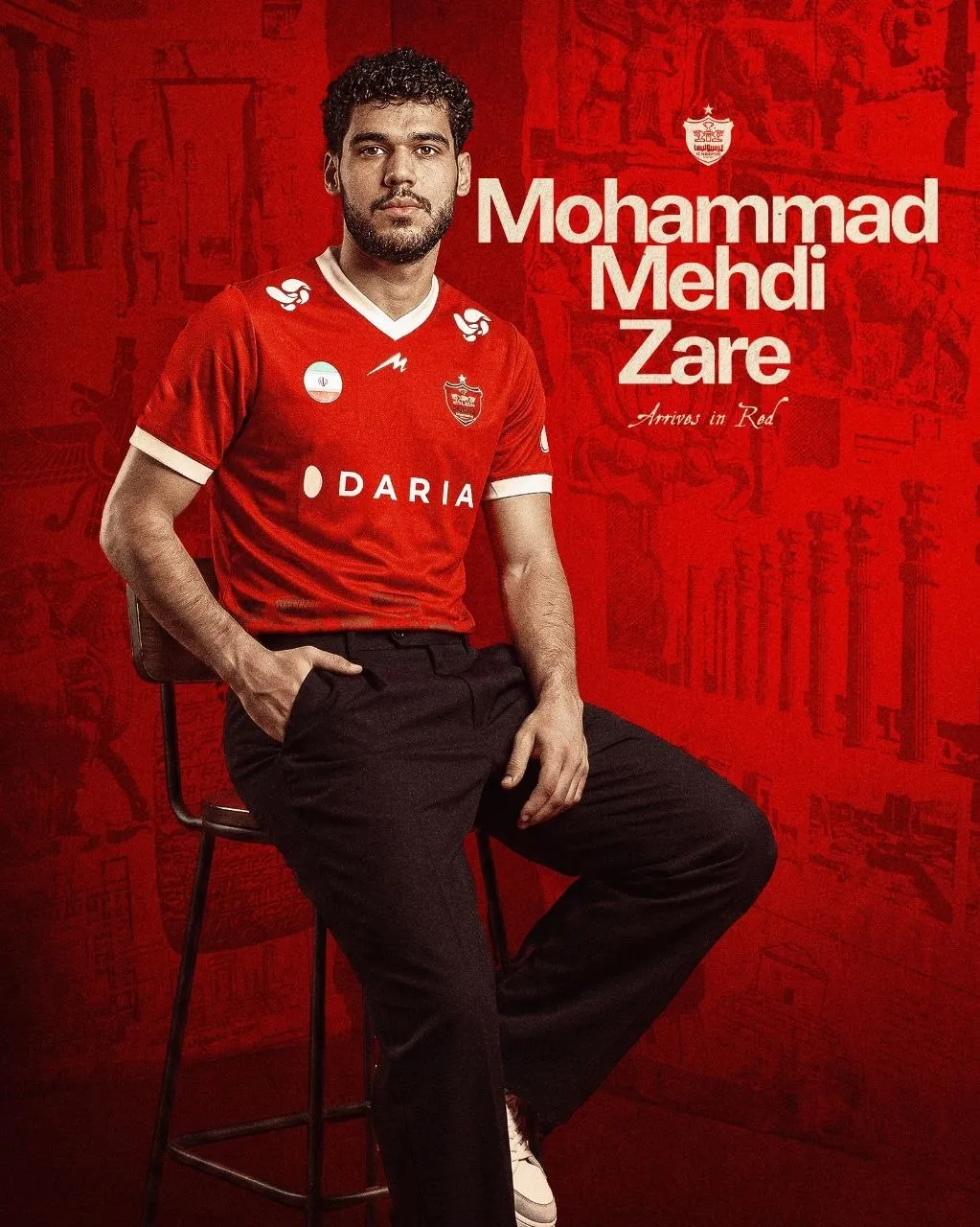 محمدمهدی زارع به پرسپولیس پیوست محمدمهدی زارع به پرسپولیس پیوست