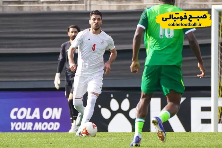 شجاع خلیل&zwnj;زاده در بازی آنتالیا مقابل نیجریه