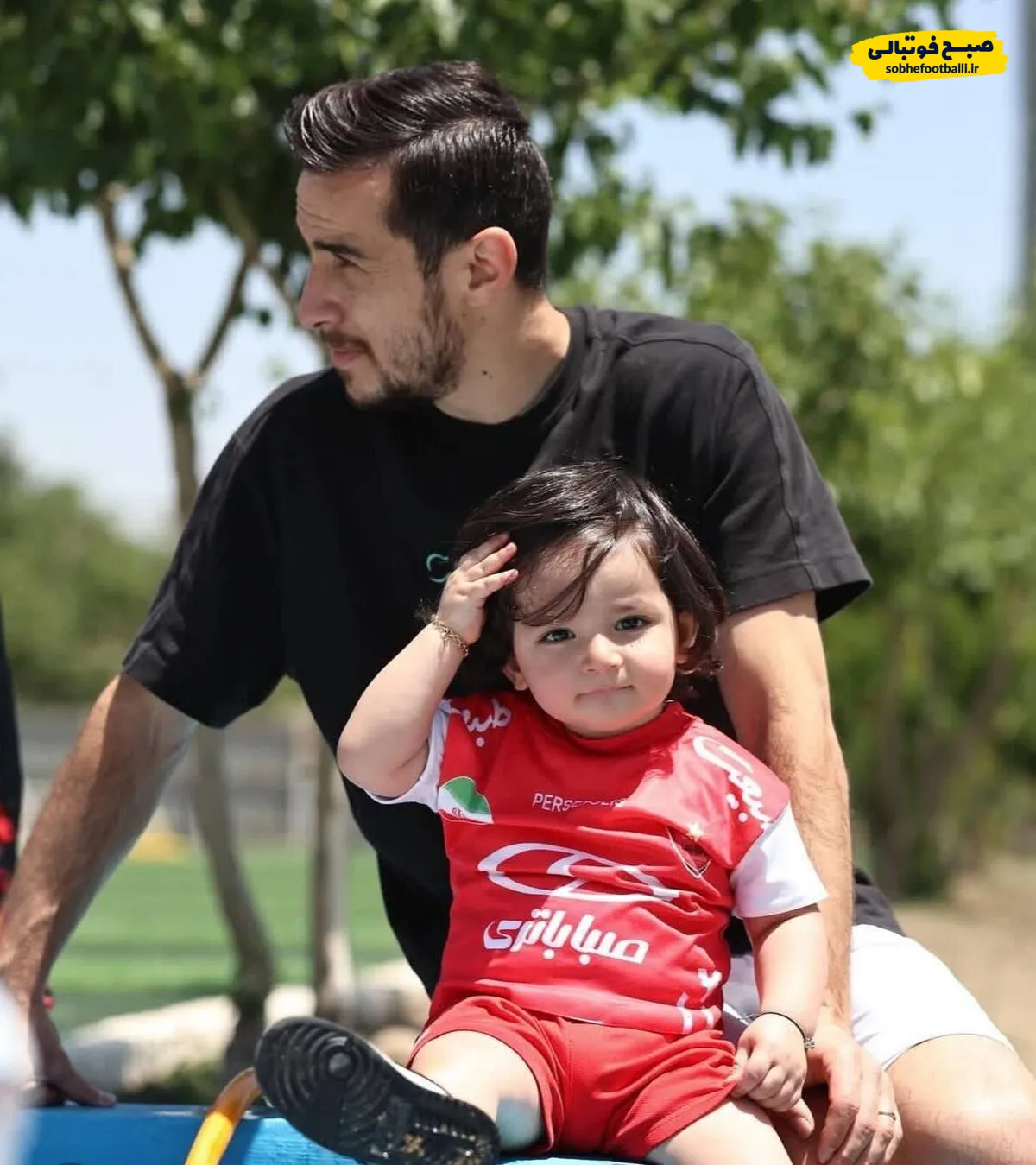 خرابکاری بامزه پسر فرشاد احمدزاده