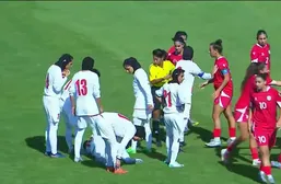 ویدئو جنجالی از درگیری بازیکنان تیم ملی زنان ایران و لبنان