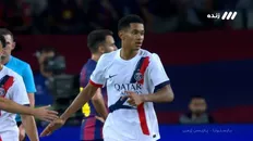 تصویر خبر گل اول پاری سن ژرمن به بارسلونا (حرکت زیبای نونو مندس - مایولو)