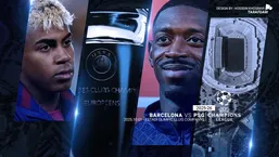 ترکیب رسمی؛ بارسلونا - پاری سن ژرمن