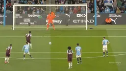 گل مارکوس رشفورد به منچسترسیتی (منچسترسیتی ۱-۱ استون ویلا)