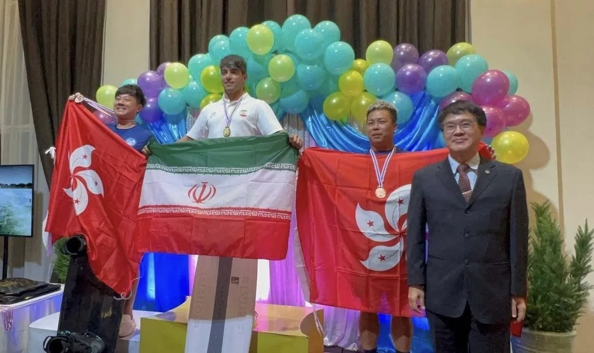 سبحانی قهرمان اسکی روی آب آسیا شد