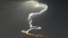 تصاویر شگفت انگیز پرتاب هیولای آسمان به سمت اسرائیل