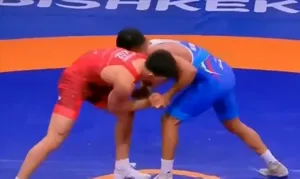 شکست سنگین فرخی در فینال 87 KG +ویدیو کامل کشتی