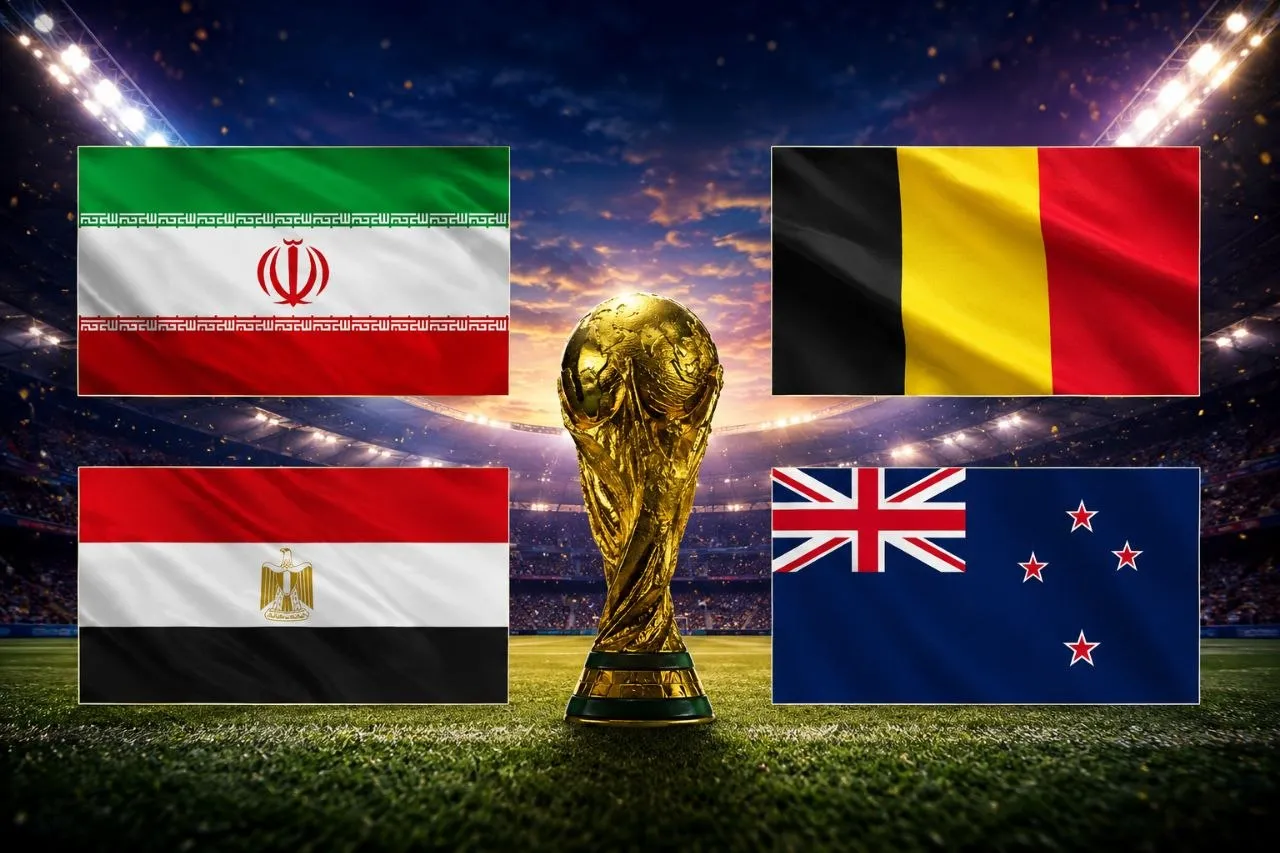 جدول گروه G جام جهانی ۲۰۲۶ پس از هفته اول