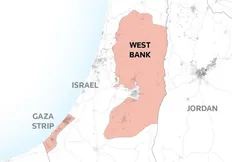 تصویر خبر کرانه باختری رود اردن کجاست؟