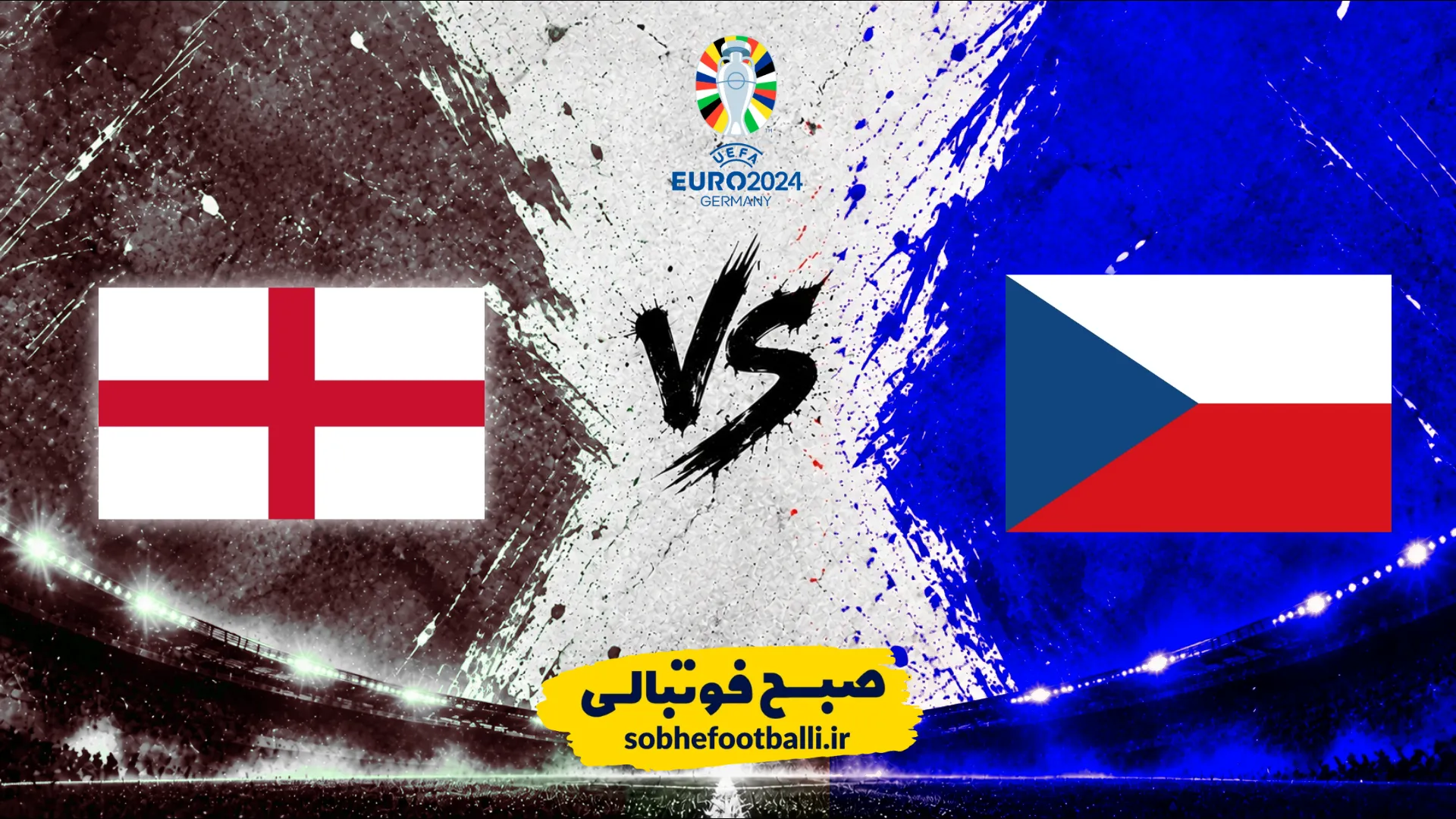 پوستر بازی جمهوری چک و انگلیس