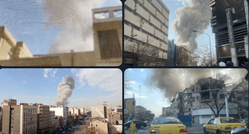 تصاویر انفجار امروز تهران