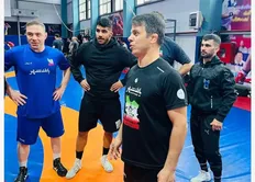 تمرین تیم ملی کشتی ایران