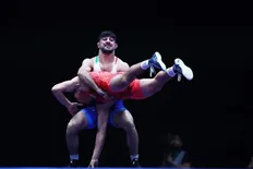 فیلم توزیع مدال کشتی گیران ایران در بازی&zwnj;های کشور&zwnj;های اسلامی