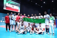 جشن قهرمانی والیبال ایران مقابل ترکیه؛ مدال خوش رنگ طلا تیک خورد | بازی&zwnj;های همبستگی کشور&zwnj;های اسلامی