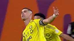 دبل رونالدو برای النصر مقابل الفیحا