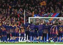 بارسلونا اولین مسافر لیگ قهرمانان شد؛ صعود قطعی با اختلافی باورنکردنی!