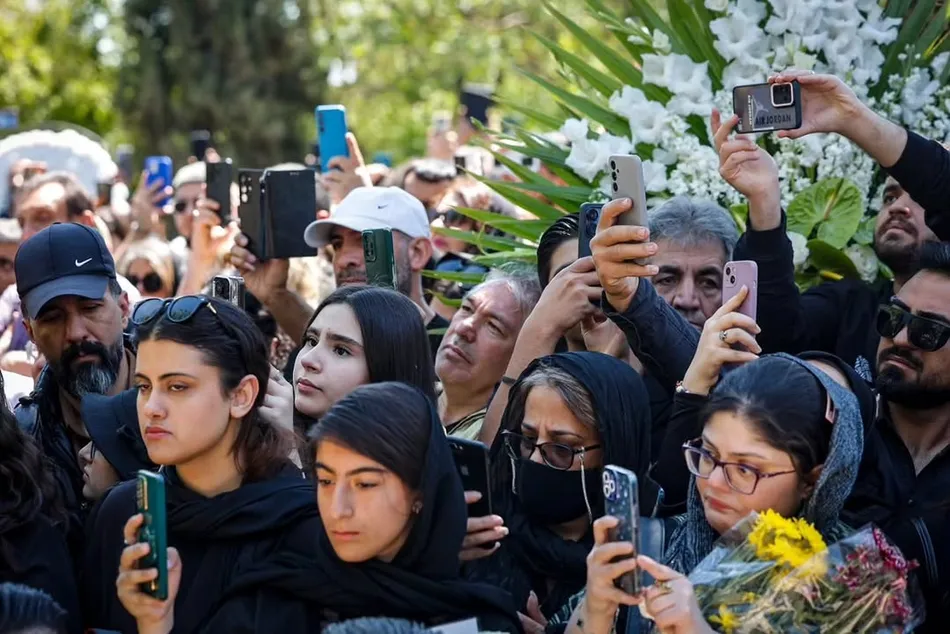 مراسم چهلم حمید هیراد