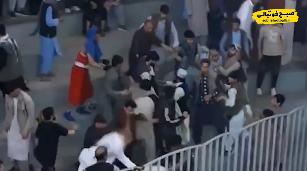 کتک زدن ورزشکاران افغانستانی توسط طالبان 