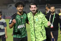 گل اول خیبر مقابل آلومینیوم اراک توسط عیسی مرادی