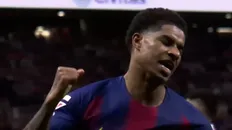 رشفورد بعد از گل اول بارسلونا به اتلتیکومادرید
