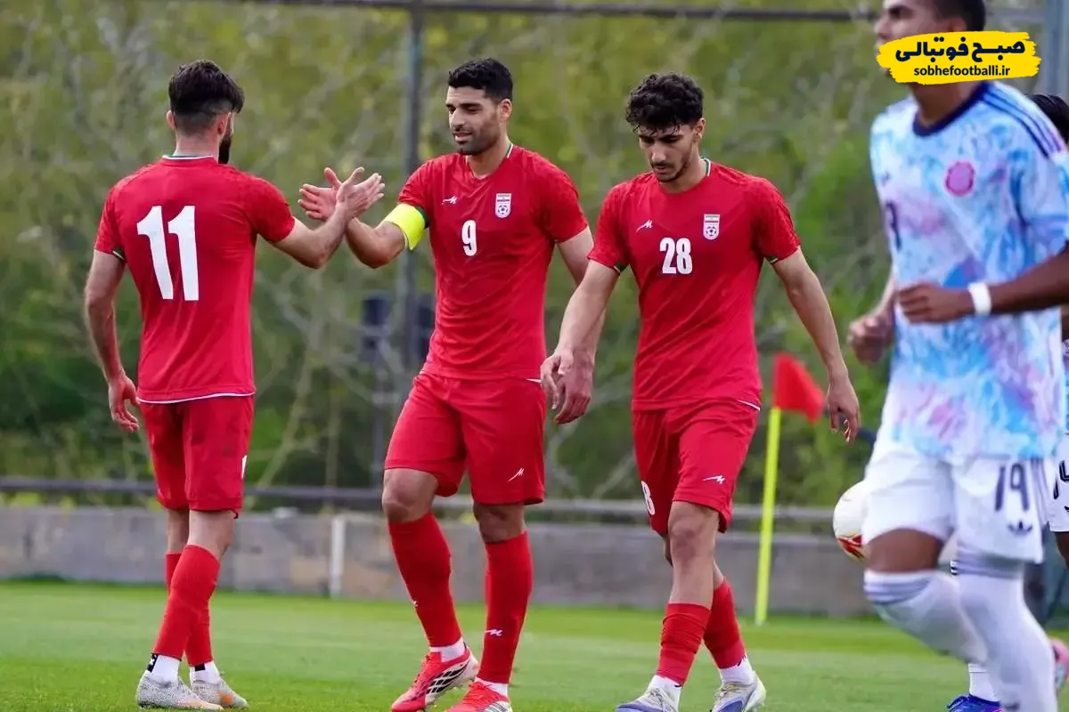 مهدی طارمی در لباس قرمز ایران