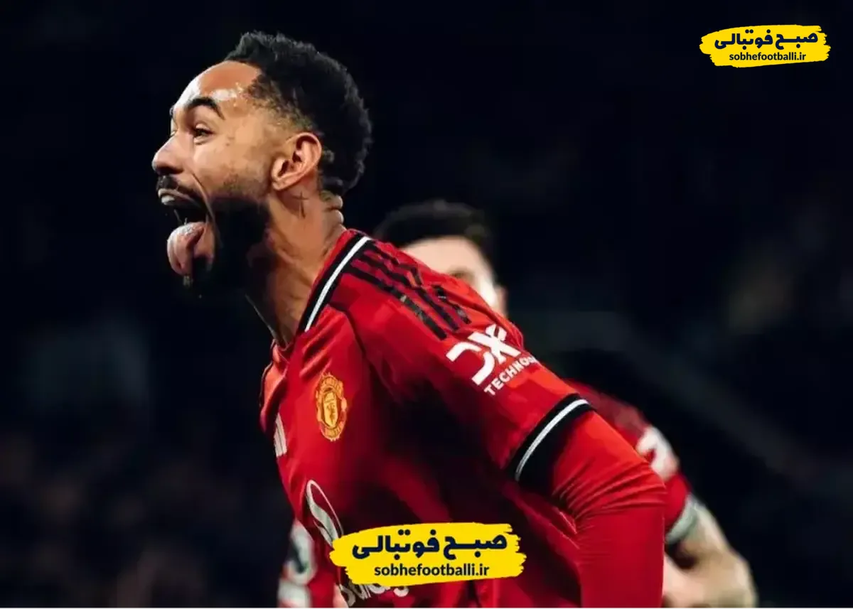 خلاصه بازی منچستر یونایتد 3 - فولام ۲ هفته ۲۴ لیگ برتر انگلیس