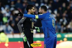 تصویر خبر برخورد سرد سیدحسین و روزبه در ابتدای بازی!