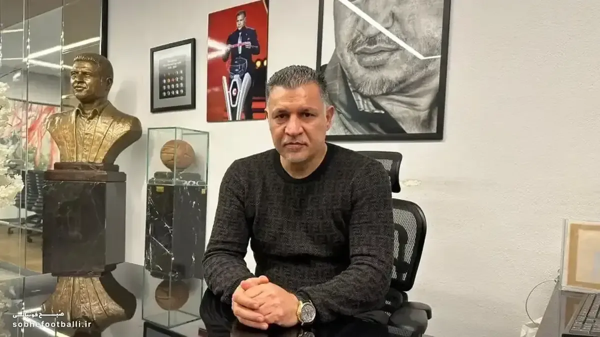 عکس پربازدید علی دایی با خواننده معروف بلک کتس