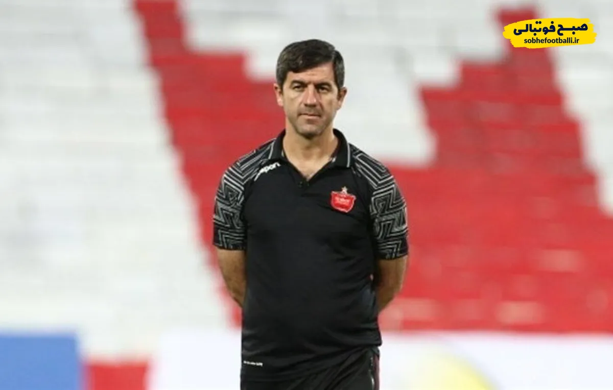باقری سرمربی پرسپولیس در بازی با تراکتور