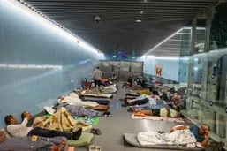 عکس | صهیونیست&zwnj;ها از ترس موشک&zwnj;های ایران در مترو می&zwnj;خوابند