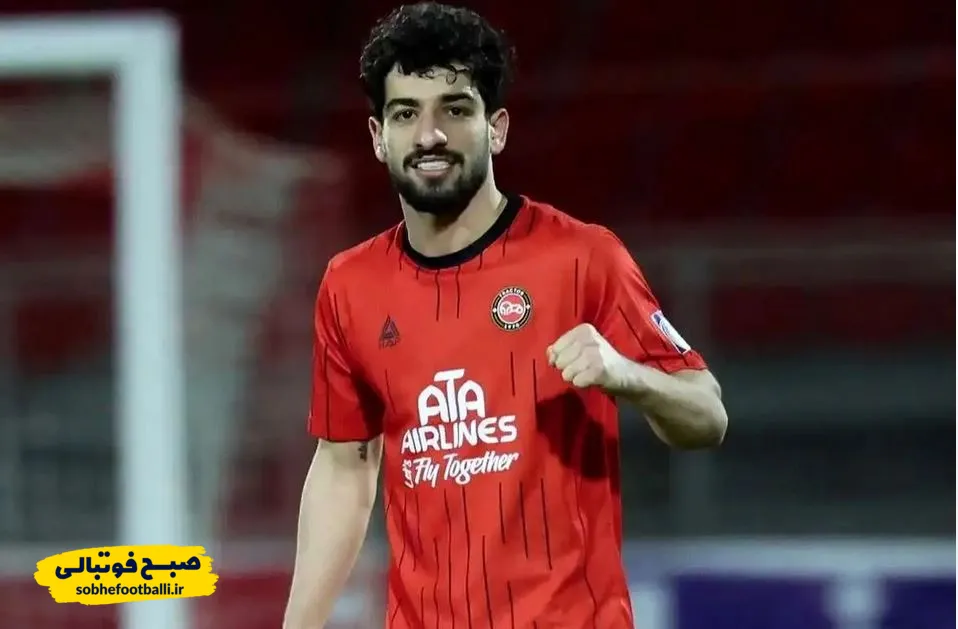 مهدی هاشم نژاد&nbsp;وینگر تیم فوتبال تراکتور