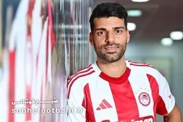 رونمایی از شماره پیراهن طارمی در المپیاکوس