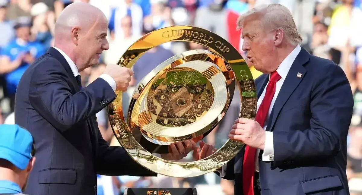 ترامپ جام قهرمانی چلسی را به کاخ سفید برد!
