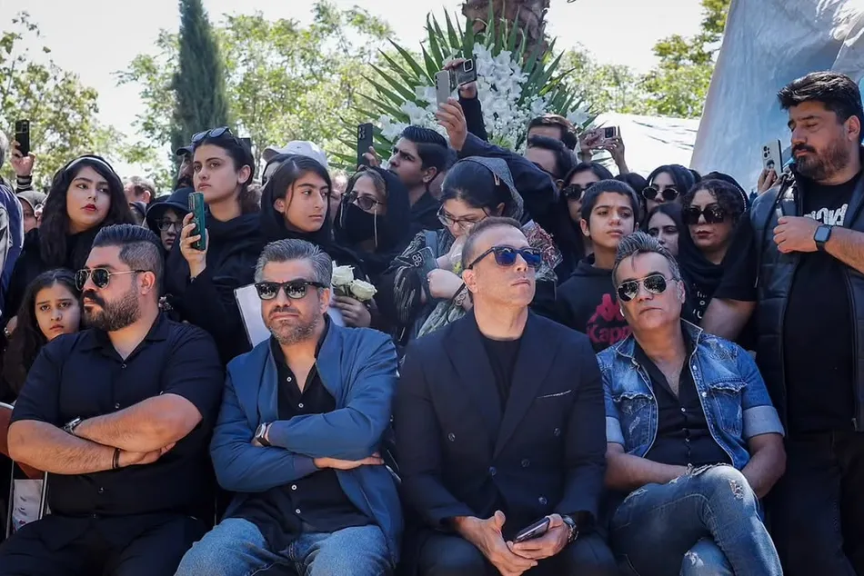 مراسم چهلم حمید هیراد