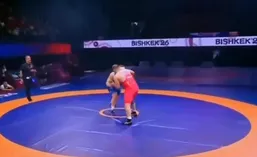 کسب مدال طلا توسط میرزازاده +فیلم کامل کشتی