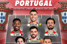 ترکیب احتمالی پرتغال در جام جهانی ۲۰۲۶؛ با حضور رونالدو، لیائو و سه ستاره قهرمان اروپا