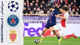 خلاصه بازی پاری سن ژرمن ۲ - موناکو ۲ لیگ قهرمانان اروپا