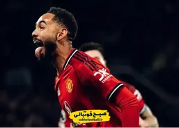 خلاصه بازی منچستر یونایتد 3 - فولام ۲ هفته ۲۴ لیگ برتر انگلیس