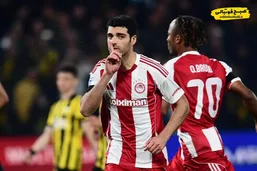 طارمی ناجی المپیاکوس در دربی آتن/ پنالتی دقیقه ۹۰؛ امضای طلایی مهاجم ایرانی