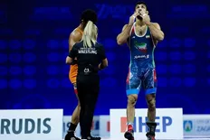 کامران قاسم&zwnj;پور ملی&zwnj;پوش وزن ۸۶ کیلوگرم کشتی آزاد