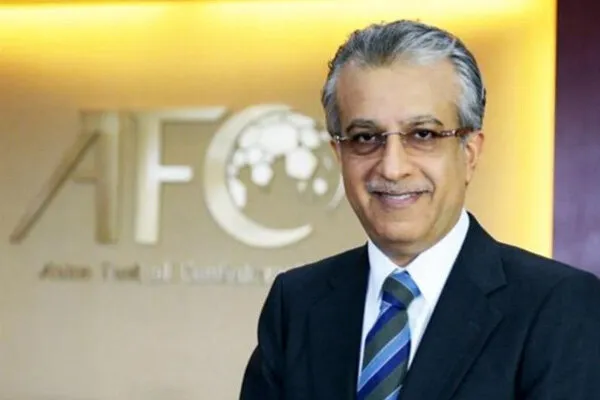 شیخ سلمان رئیس کنفدراسیون فوتبال آسیا AFC