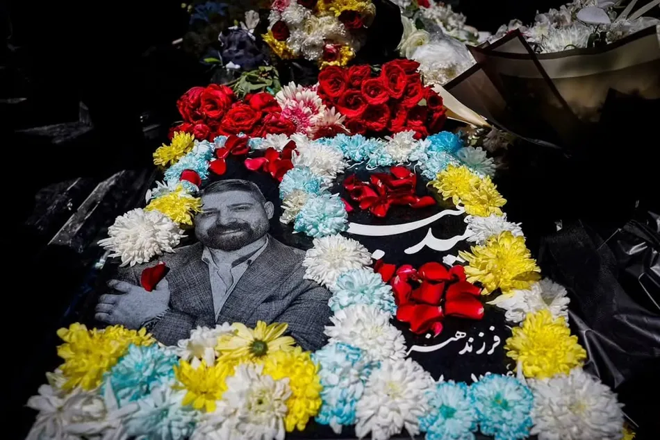 مراسم چهلم حمید هیراد