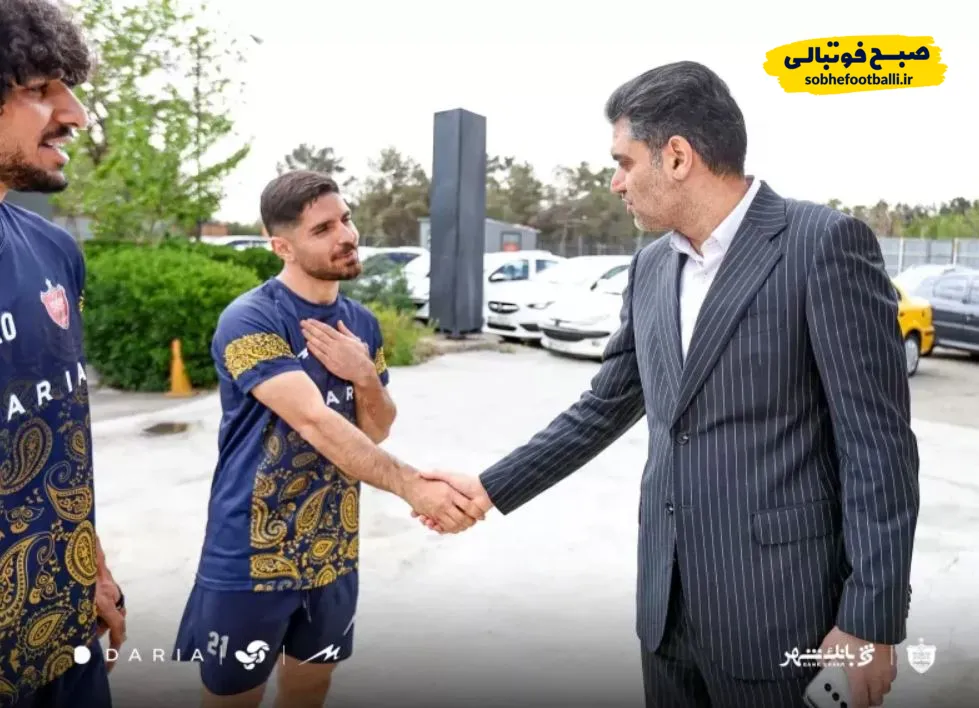 پیمان حدادی در تمرین پرسپولیس حاضر شد