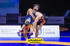 تصویر خبر تصاویری از حسن یزدانی که سوژه اتحادیه جهانی کشتی شد