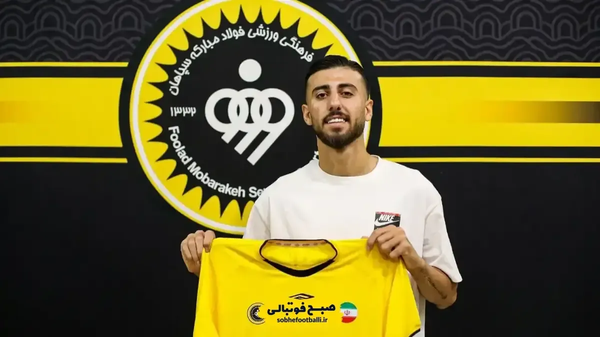گل اول سپاهان به خیبر محمد عسکری