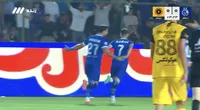گل اول استقلال به سپاهان توسط آسانی