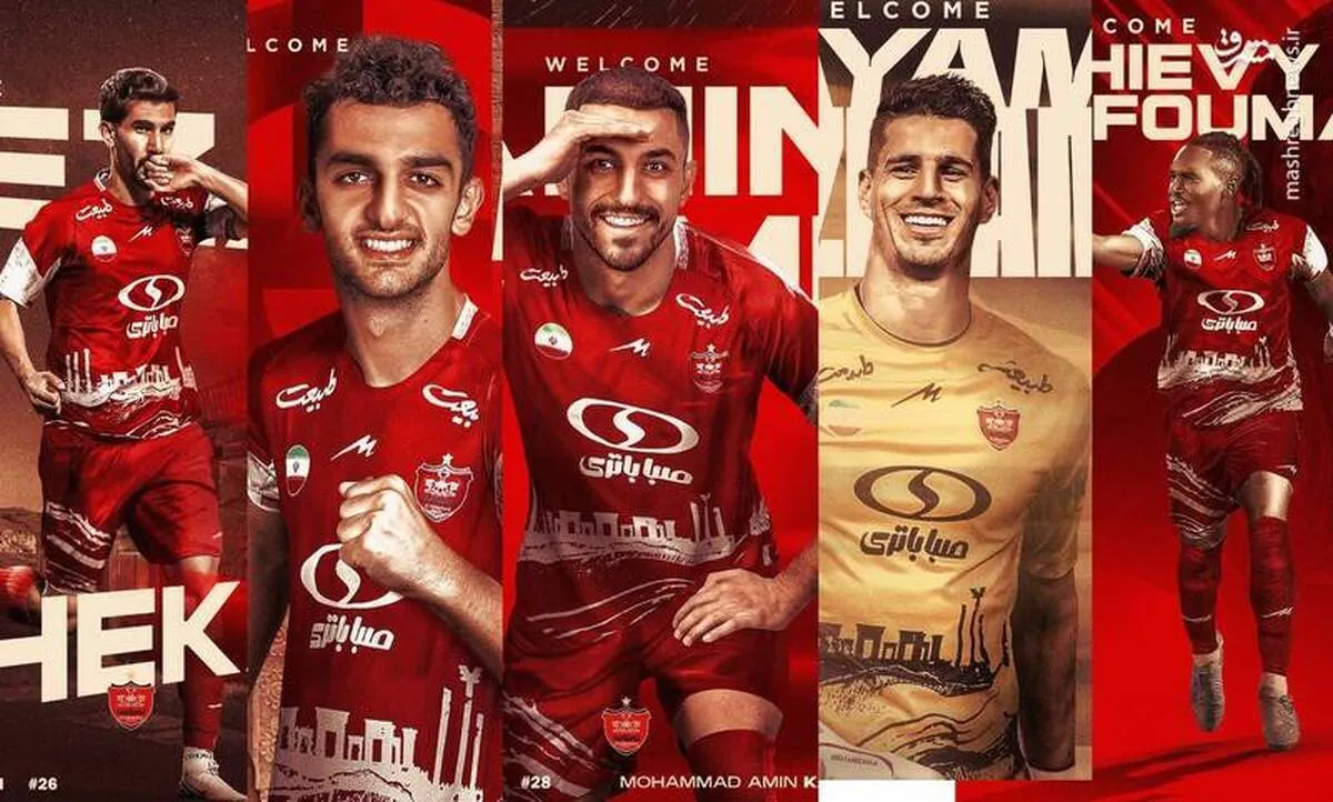 کارنامه ۵ بازیکن جدید پرسپولیس
