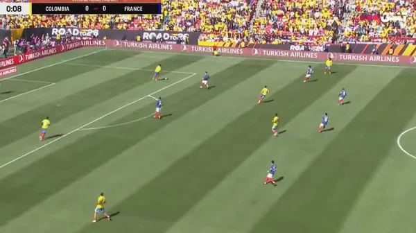 خلاصه بازی کلمبیا ۱ - فرانسه ۳