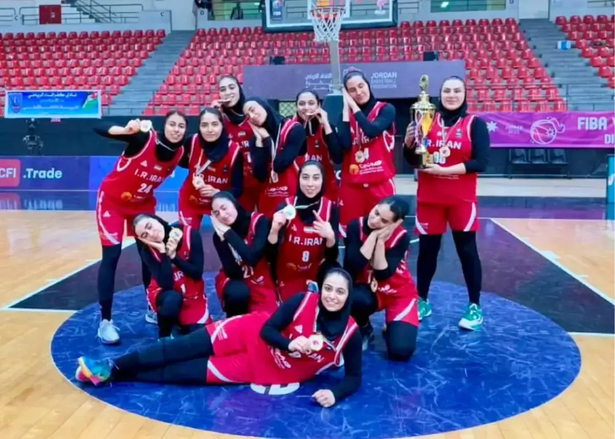 قهرمانی تاریخی دختران بسکتبال در غرب آسیا
