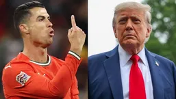 قاب تاریخی رونالدو و ترامپ زیر پرتره جورج واشنگتن؛ یک عکس جنجالی در کاخ سفید