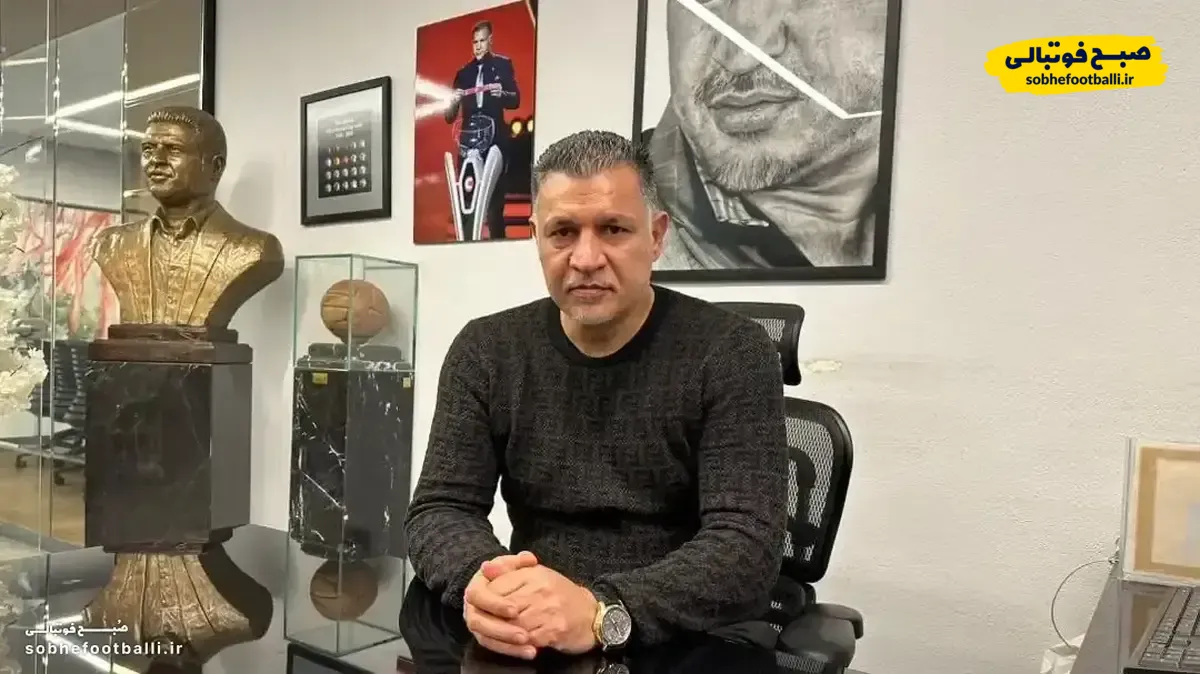 عکس پربازدید علی دایی با خواننده معروف بلک کتس